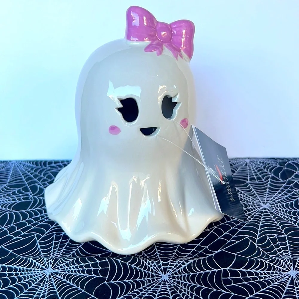 Target Halloween Ghost With Bow Light Up Figural